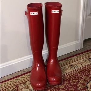 Women's Original Tall Gloss Rain Boots - Hunter